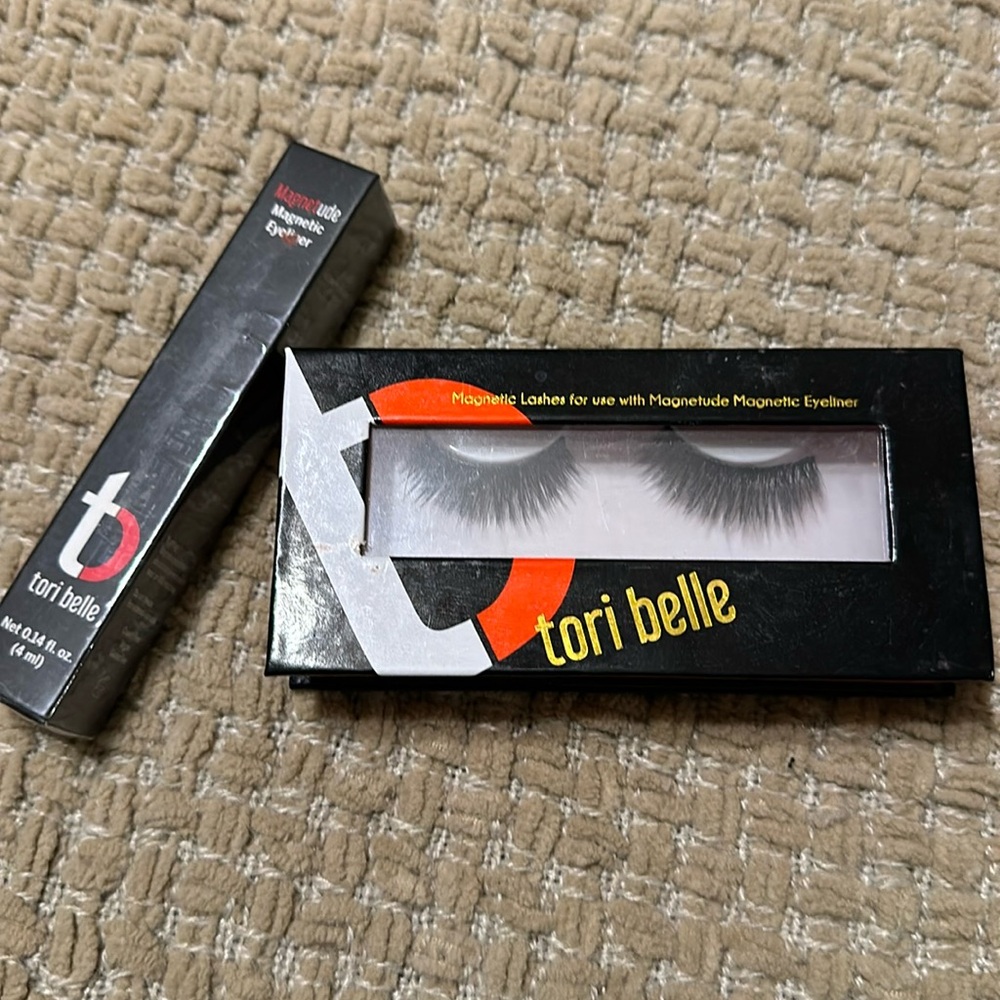 Tori Belle magnetic eyelashes